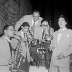 Unidentified musical group inside club, circa 1950. Paul Henderson, HEN.00.A2-250.